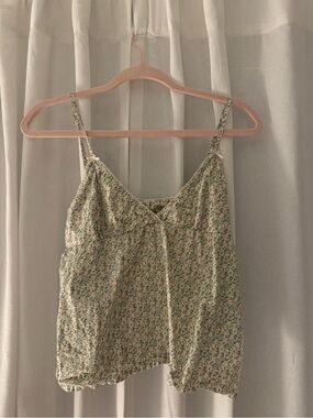 John Galt Floral Spaghetti Strap Cami Top